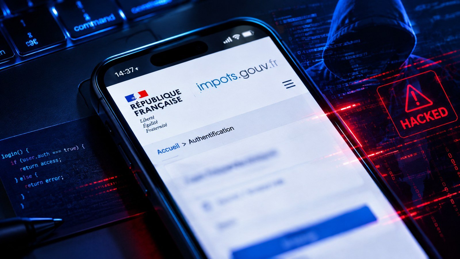 Illustration sur la cyberattaque visant la Direction générale des Finances publiques